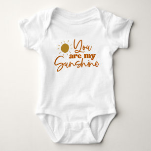 Body Tu es mon costume de bébé Sunshine