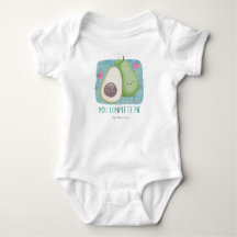Tu Me Complètes Amour Mignon Aquarelle Avocat