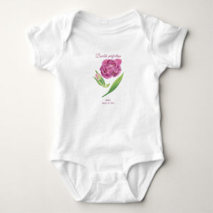 Body Tulipe lilas-magenta double perfection nom date 