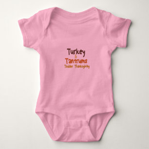 Body Turquie Et Tantrums Toddler Thanksgiving, Drôle