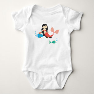 Body Tutu mignon de combinaison de bébé de sirène et de