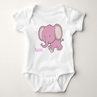 Body Twin Elephant bébé sur place