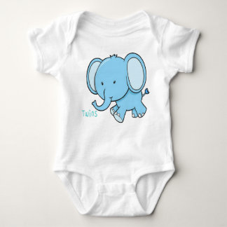 Body Twin Elephant bébé sur place