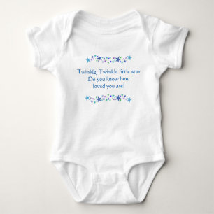 Body Twinkle Little Star Savez-vous combien vous êtes a