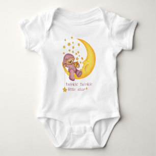 Body Twinkle Twinkle Little Star (rose) bébé