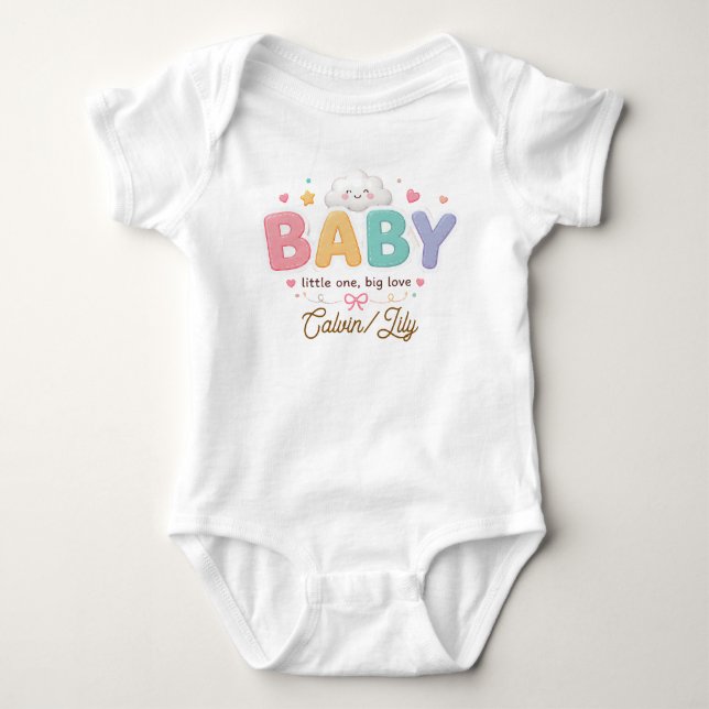 Body Typographie de bébé mignonne – Citation de nurseri (Devant)