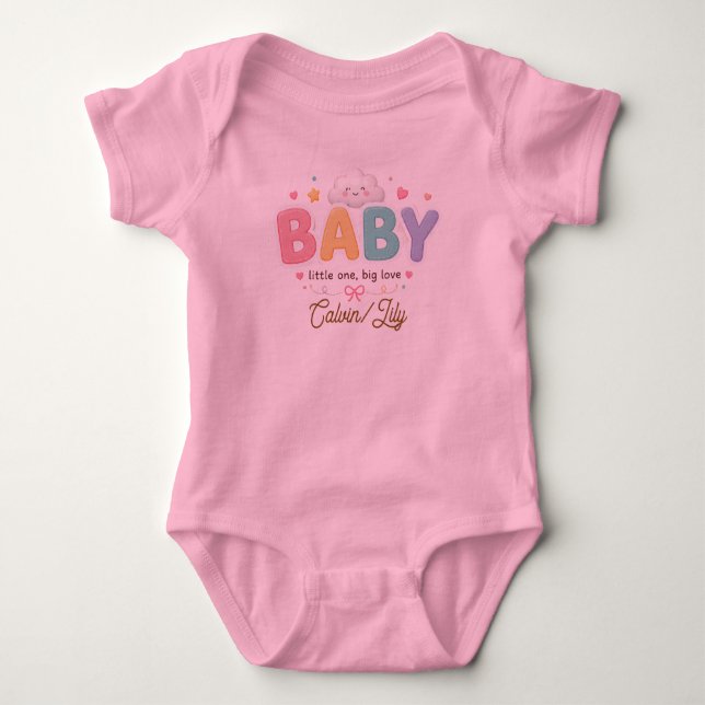 Body Typographie de bébé mignonne – Citation de nurseri (Devant)