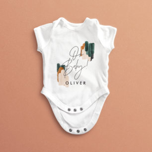 Body Typographie moderne Oh baby shower cadeau de fête
