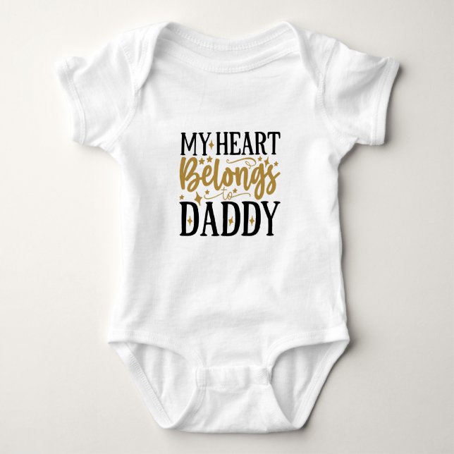 Body Typographie « My Heart Belongs To Daddy » (Devant)