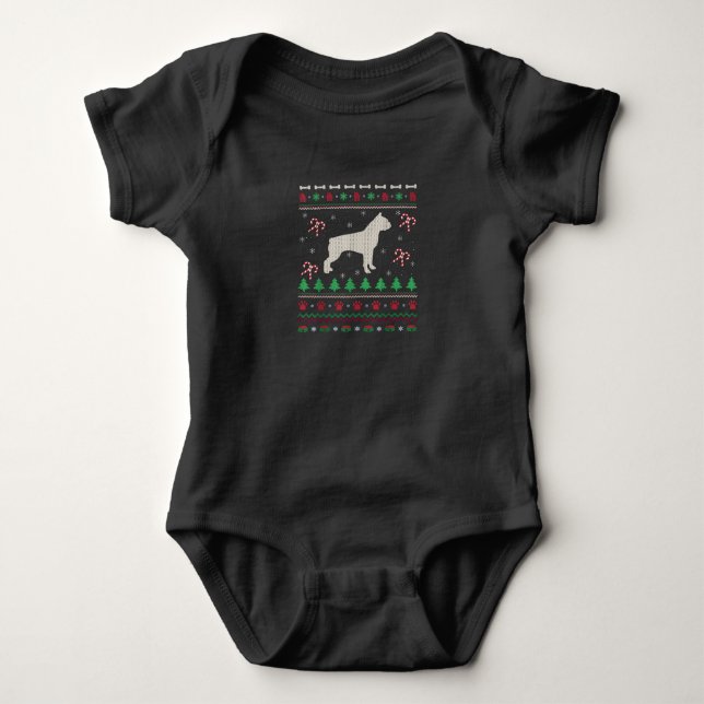Body Ugly Boston Terrier Dog Xmas (Devant)