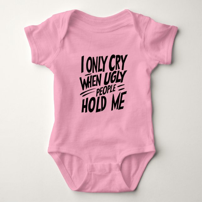 Body Ugly People Baby Bodysuit (Devant)