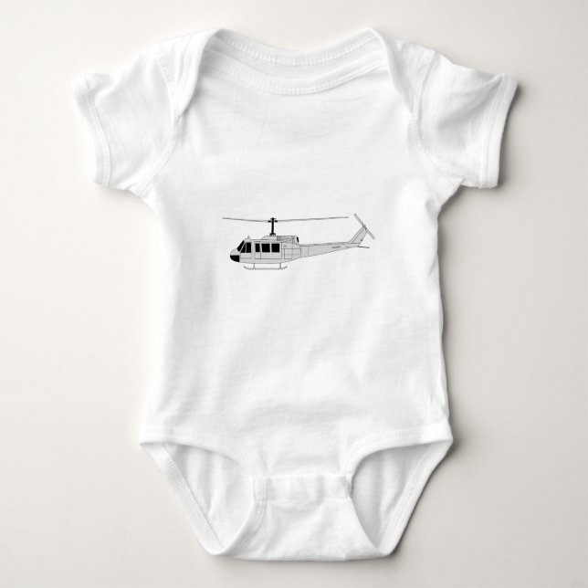 Body UH-1 profil - hélicoptère de service (Devant)