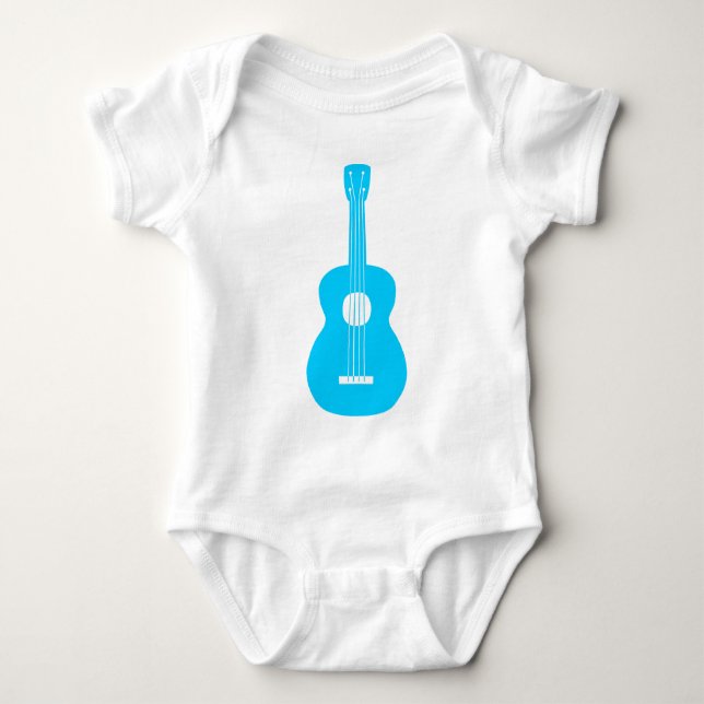 Body Ukulele - Bleu Ciel (Devant)