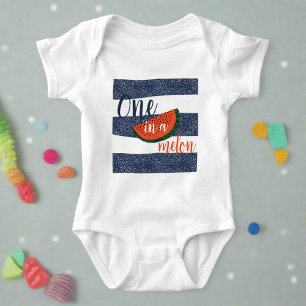 Body Un dans un Melon 1er Anniversaire Baby Boy Retro S