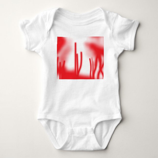 Body Un design graphique avec sha rouge et orange audac (Devant)