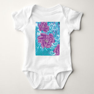 Body Un design textile dynamique avec violet et turq