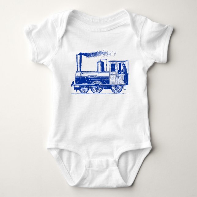 Body Un homme et son train - Navy (Devant)