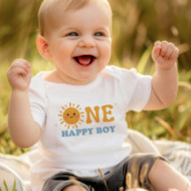 UN Joyeux Garçon Premier anniversaire Onsie, 1er a