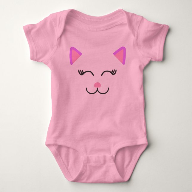 Body Un maillot de bébé en chat (Devant)