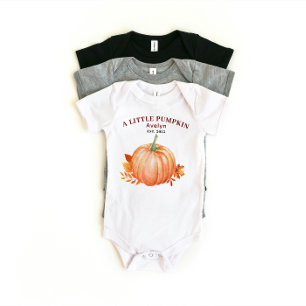 Body Un Petit Citrouille Nom Personnalisé et Année d'Au