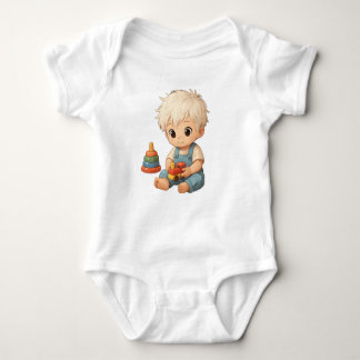 Body Un petit t-shirt avec des illustrations amusantes 