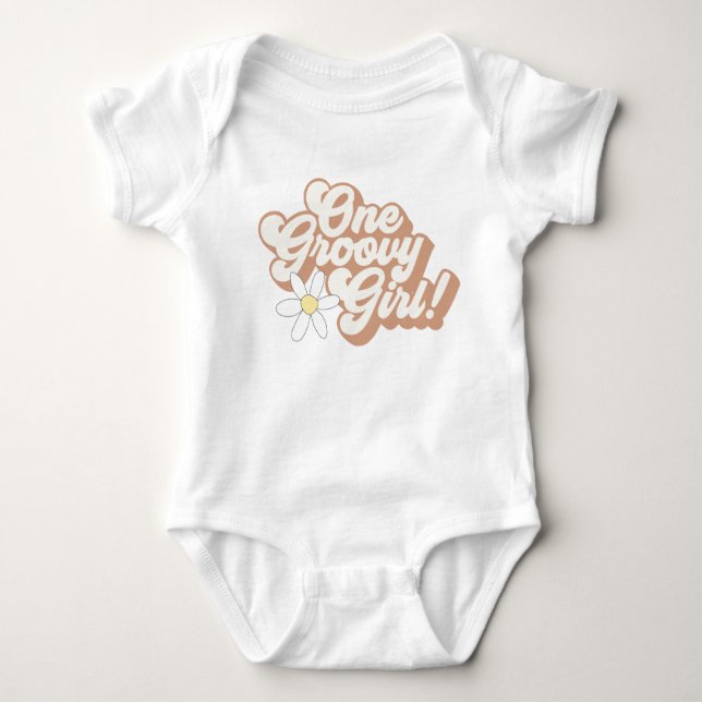 Body Un t-shirt pour une fille super fille rétro pour u (Devant)