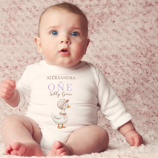 Body Une jolie fille d'oie sotte 1er tenue d'anniversai (Créateur téléchargé)
