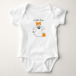 Body Une petite boo est presque due Orange Fille Baby S