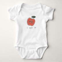 une pomme /ă/ costume de bébé