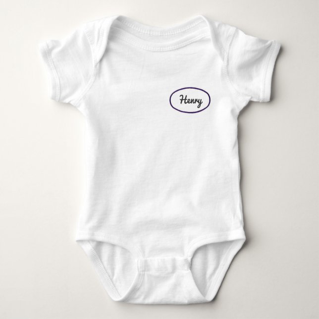 Body Une tenue de bébé mécanique pour Henry! (Devant)