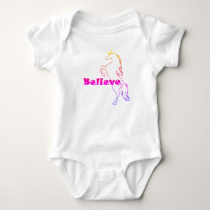 Body Unicorn Believe Design - Bodysuit Baby Jersey