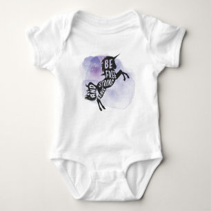 Body Unicorn Lover Art Feed Magical Baby Bodysuit