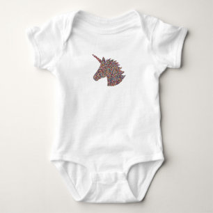 Body Unicorn saupoudrer Imprimer Bodysuit pour bébé ros