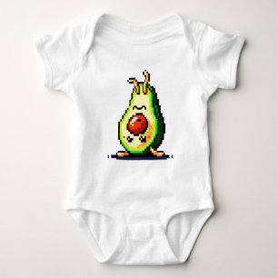 Body Upside Down Avocado - Drôle Pixel Art Conception a