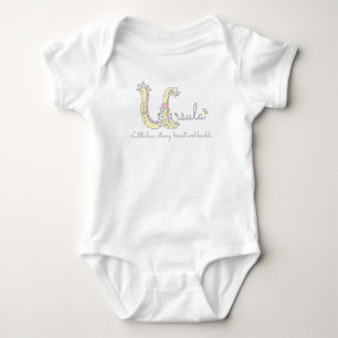 Body Ursula Girls name signifiant lettre U monogramme