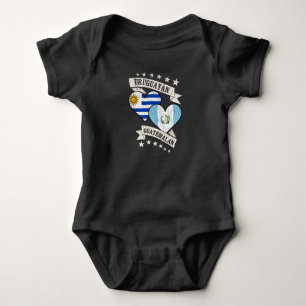 Body Uruguay Guatemala Guatémaltèque drapeaux cardiaque