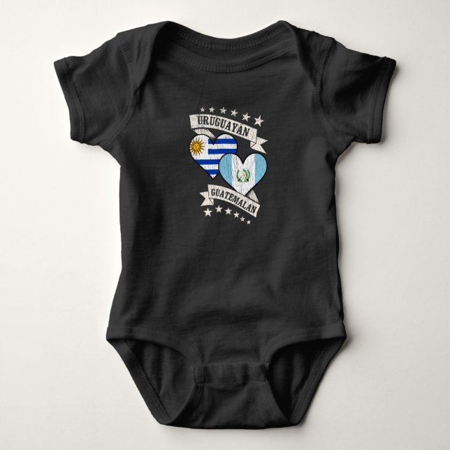 Body Uruguay Guatemala Guatémaltèque drapeaux cardiaque (Devant)