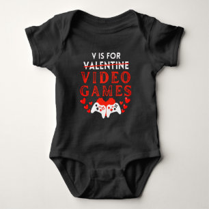 Body V est pour jeux vidéo Funny Valentines Day Gamer