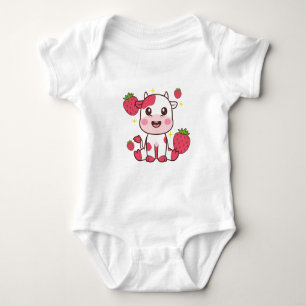 Body Vache fraise, Vache mignonne, Animal de compagnie 