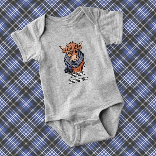 Body Vache Highland avec Clark Tartan Scarf (Créateur téléchargé)