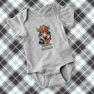 Body Vache Highland avec Forbes Robe Tartan Écharpe