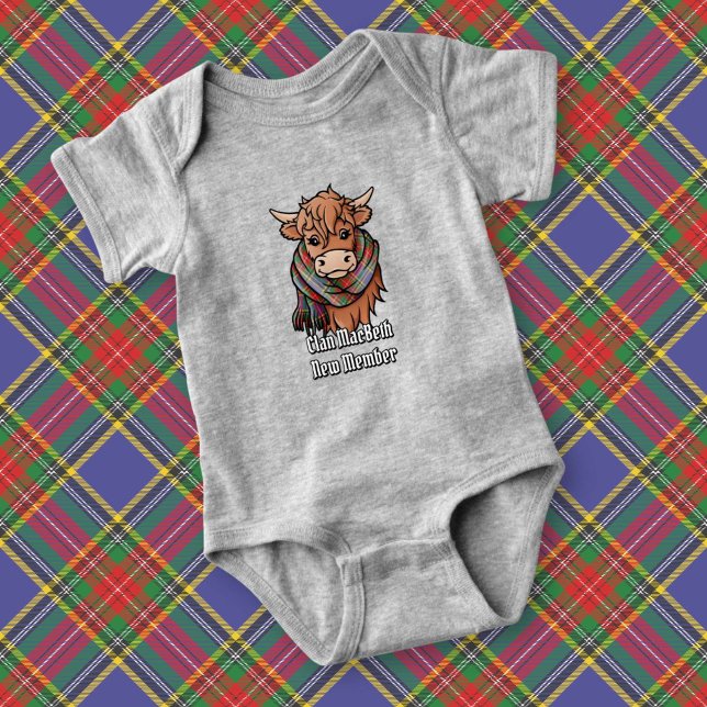 Body Vache Highland avec MacBeth Tartan Scarf (Créateur téléchargé)