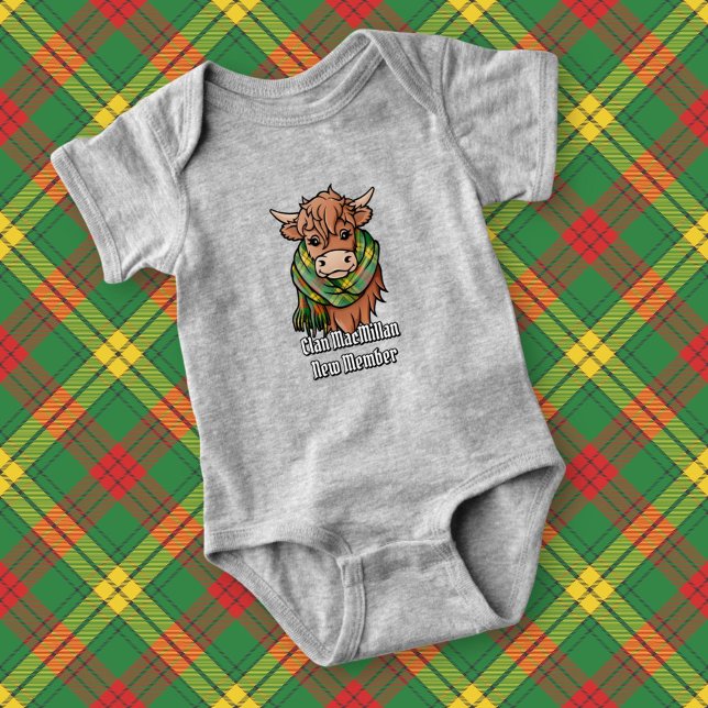 Body Vache Highland avec MacMillan Tartan Scarf (Créateur téléchargé)