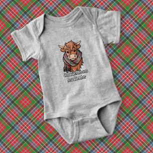 Body Vache Highland avec MacPherson Tartan Scarf