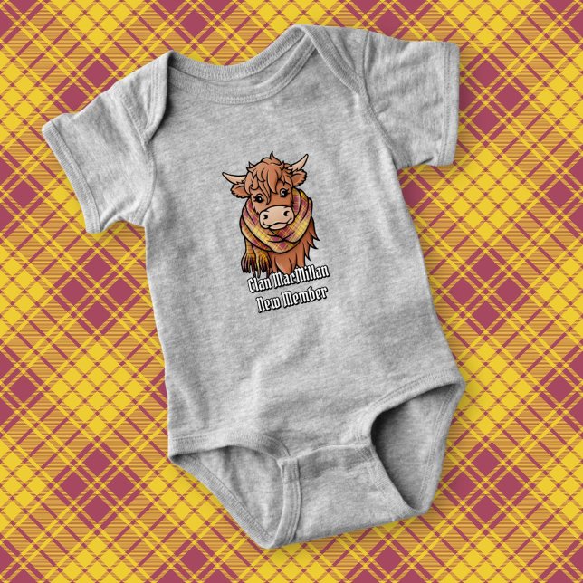 Body Vache Highland avec robe MacMillan Écharpe Tartan (Créateur téléchargé)