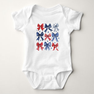 Body Vaches blanc rouge et bleu coquette