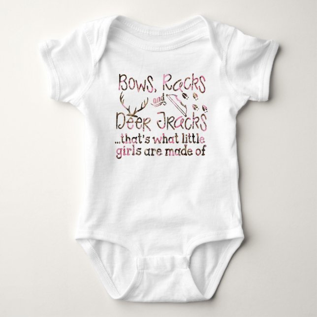 Body Vaches, Racks & Cerfs Tracks Petites Filles (Devant)