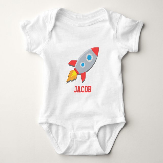Body Vaisseau Spatial, Espace, Pour Bébés Garçons (Devant)