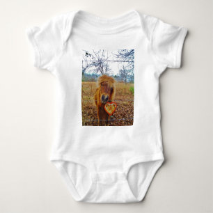 Body Valentine Heart Miniature Brown Horse
