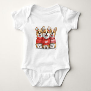 Body Valentines Day Chiens de Corgi gallois Pembroke